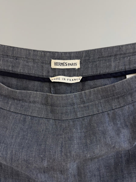 HERMÈS BY MARGIELA LINEN PANT