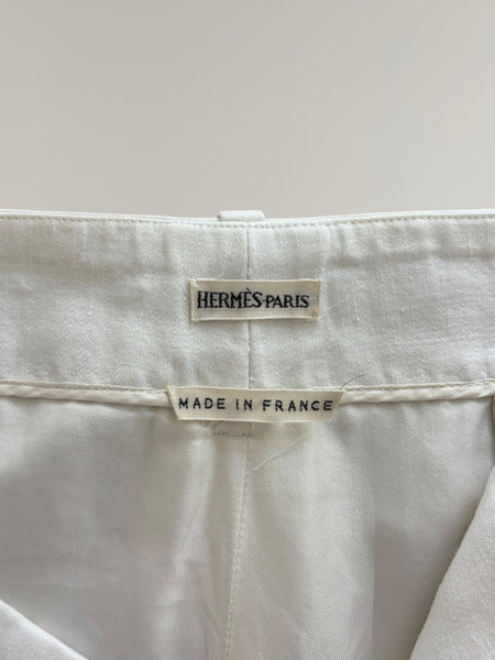 HERMÈS BY MARGIELA SS2002 LINEN TROUSER