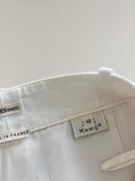 HERMÈS BY MARGIELA SS2002 LINEN TROUSER