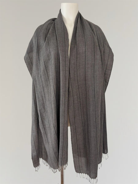 HERMÈS BY MARGIELA AW2001 SILK AND CASHMERE SHAWL