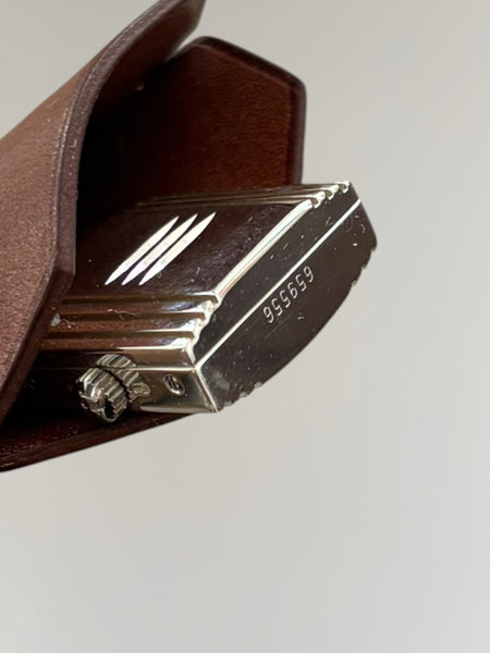 HERMÈS BY MARGIELA AW2002 STERLING SILVER KELLY CLOCHETTE WATCH