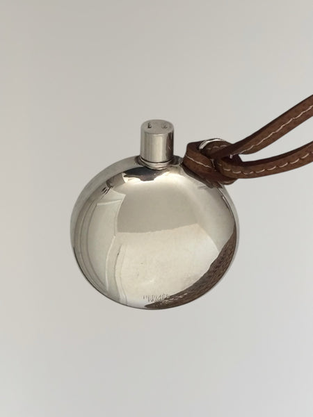 HERMÈS MARGIELA SILVER PERFUME BOTTLE NECKLACE