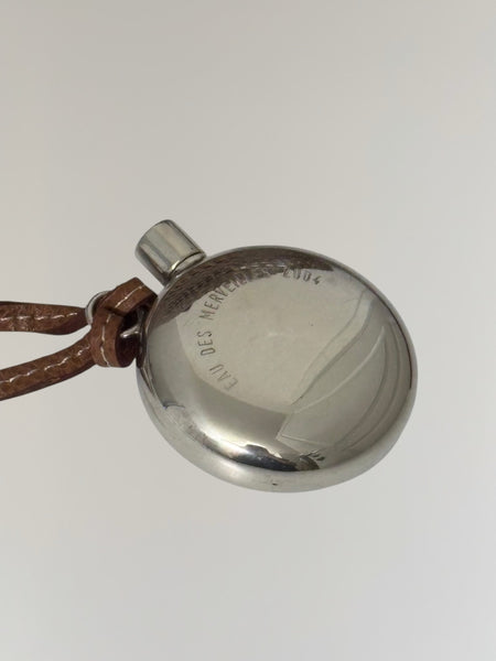 HERMÈS MARGIELA SILVER PERFUME BOTTLE NECKLACE