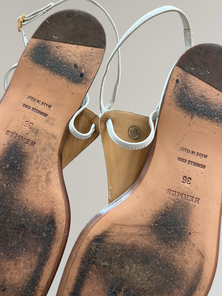 HERMÈS MARGIELA ERA SS2003 'GOLFO' SANDALS