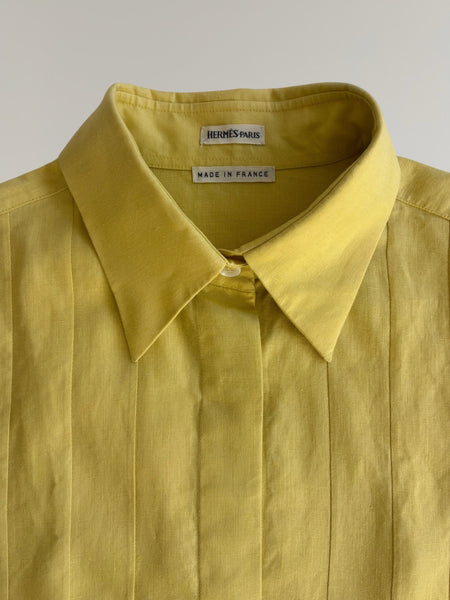 HERMÈS BY MARGIELA SS2002 LINEN SHIRT