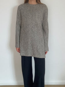HERMÈS BY MARGIELA HERRINGBONE WEAVE CASHMERE PULLOVER