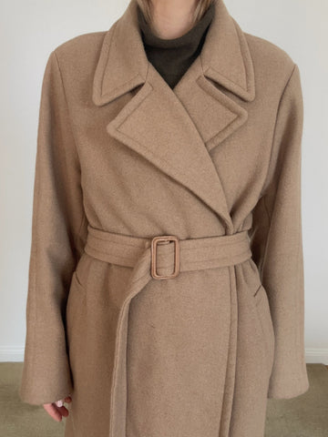 HERMÈS BY MARGIELA AW2003 CAMEL HAIR COAT