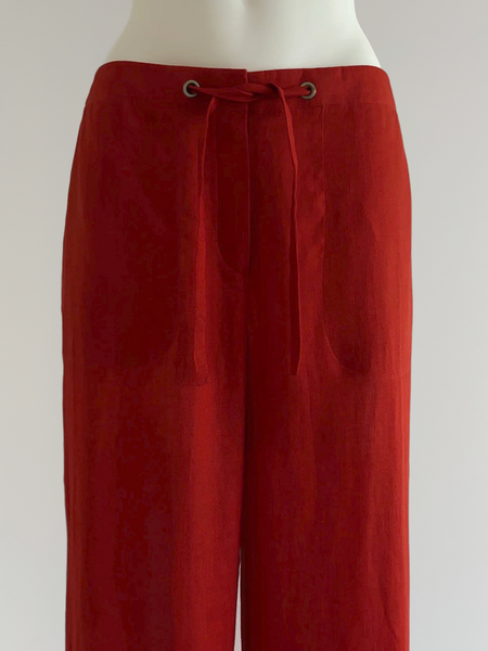 HERMÈS BY MARGIELA SS2004 LINEN PANT