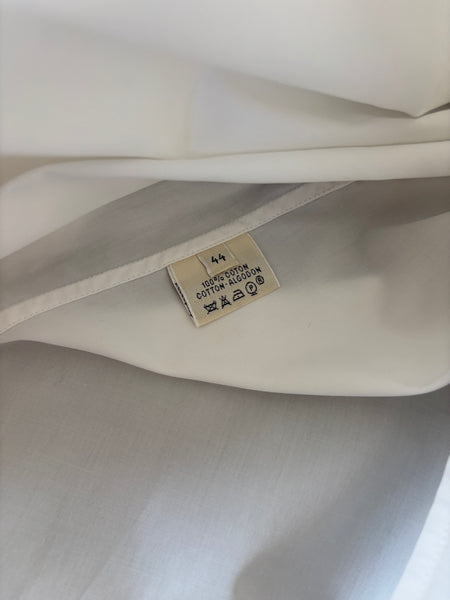 HERMÈS BY MARGIELA SS2000 BOAT NECK COTTON BLOUSE