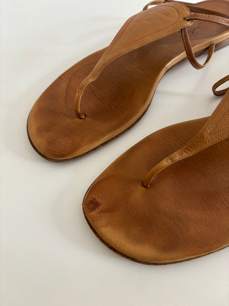 HERMÈS BY MARGIELA ERA SS2003 'GOLFO' SANDALS