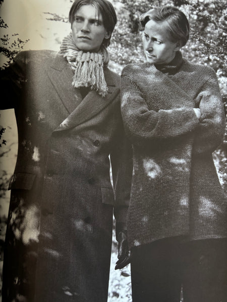 HERMÈS BY MARGIELA AW1998 HAND KNITTED CASHMERE CARDIGAN