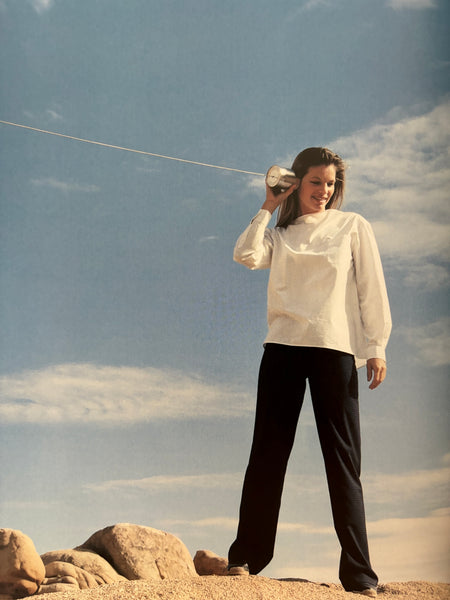 HERMÈS BY MARGIELA SS2000 PINSTRIPE WOOL PANT