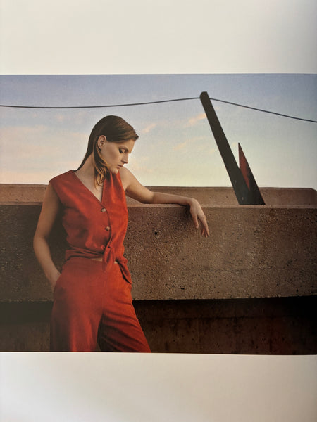 HERMÈS BY MARGIELA SS2004 COTTON KNIT TIE-FRONT TOP