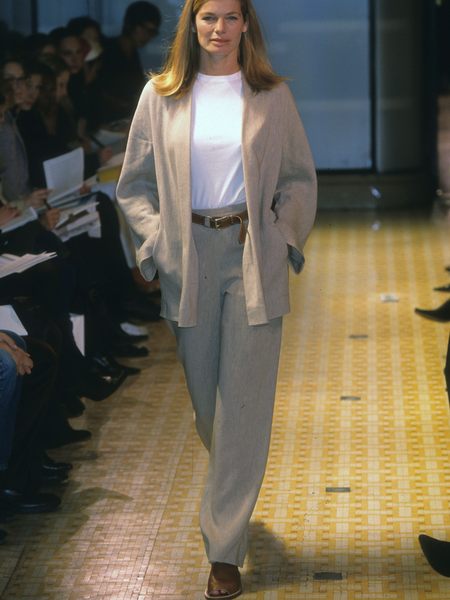 SS2001 HERMÈS BY MARGIELA WIDE LEG LINEN PANT