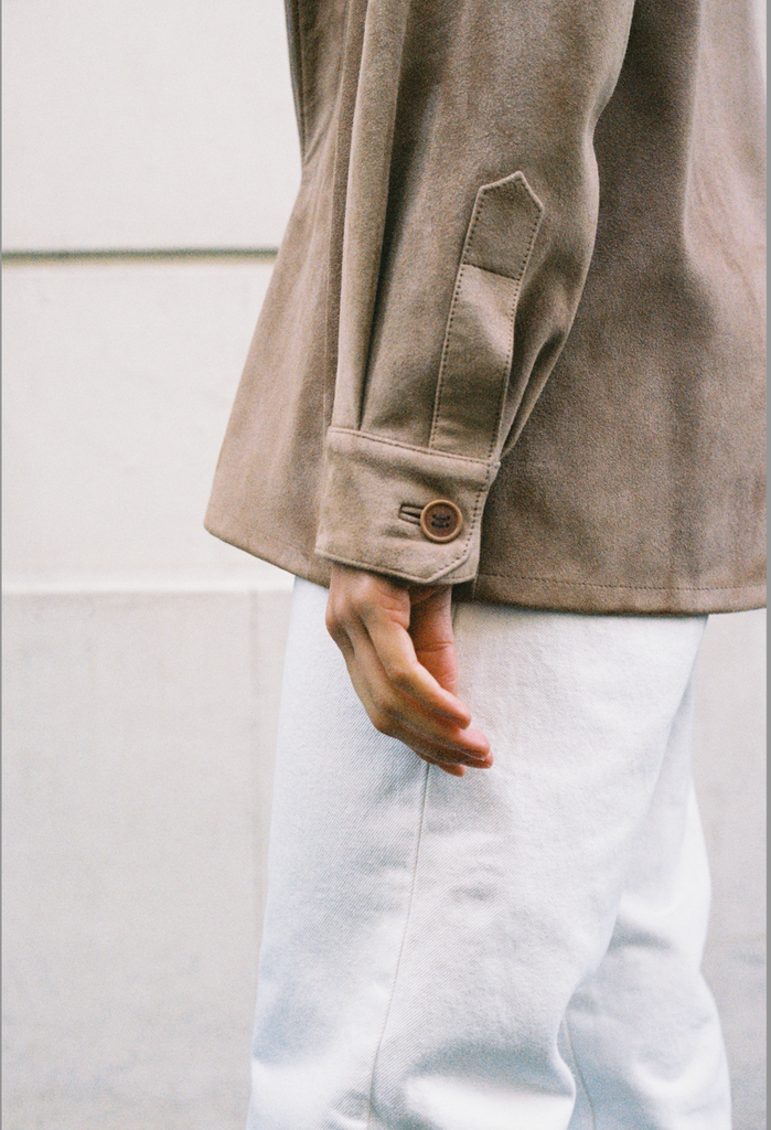 HERMÈS BY MARGIELA SS1999 LEATHER VAREUSE SHIRT – MIES HERMÈS BY MARGIELA SS1999 LEATHER VAREUSE SHIRT – MIES