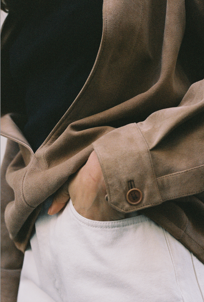 HERMÈS BY MARGIELA SS1999 LEATHER VAREUSE SHIRT – MIES HERMÈS BY MARGIELA SS1999 LEATHER VAREUSE SHIRT – MIES
