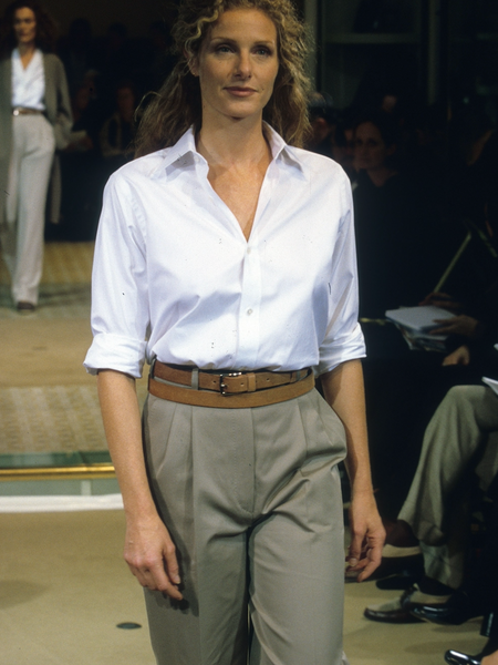 SS1999 HERMÈS BY MARGIELA HIGH WAIST COTTON PANT