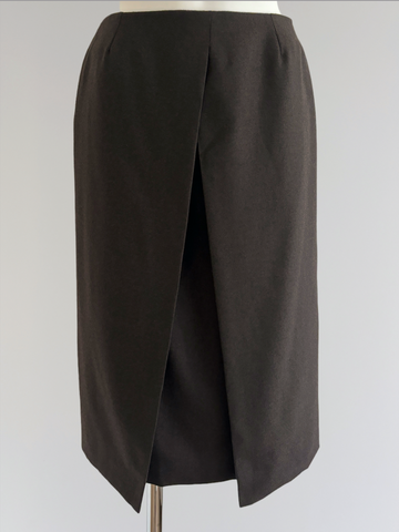 HERMÈS BY MARGIELA AW2002 CASHMERE MIDI SKIRT