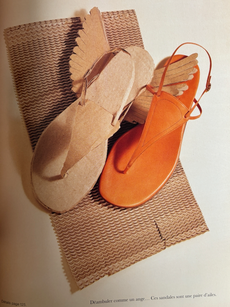 HERMÈS BY MARGIELA ERA SS2003 'GOLFO' SANDALS