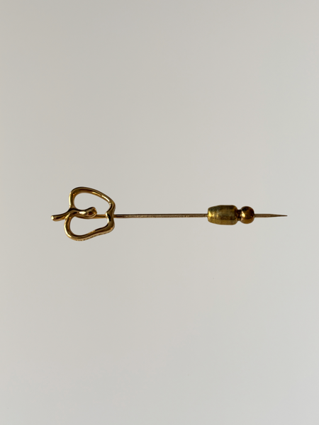 TIFFANY&CO BY ELSA PERETTI 18K APPLE STICK PIN