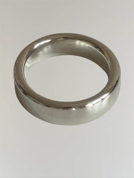 TIFFANY&CO BY ELSA PERETTI SILVER DOUGHNUT BANGLE