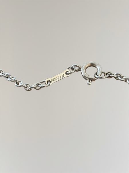 TIFFANY&CO BY ELSA PERETTI 80'S LARGE OPEN BOTTLE NECKLACE