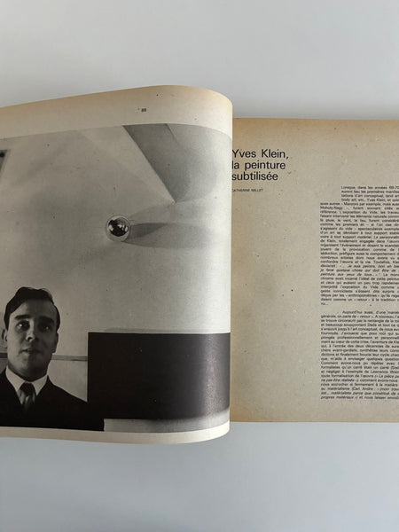 YVES KLEIN CENTRE POMPIDOU EXHIBITION BOOK FROM 1983