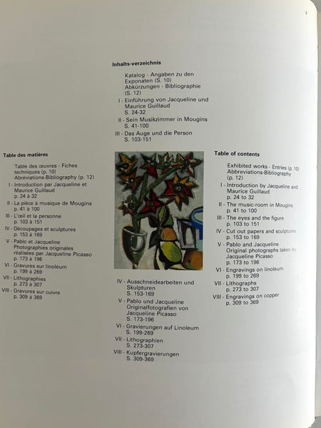 PICASSO - LA PIÈCE À MUSIQUE DE MOUGINS FROM 1982