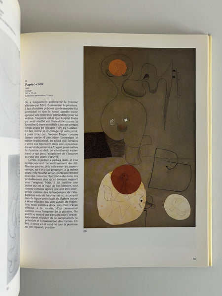 JOAN MÌRO, RETROSPECTIVE DE L'OUVRE PEINT - EXHIBITION BOOK BY FONDATION MAEGHT FROM 1990