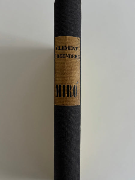 JOAN MÌRO BY CLEMENT GREENBERG FROM 1948