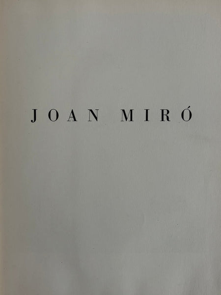 JOAN MÌRO BY CLEMENT GREENBERG FROM 1948