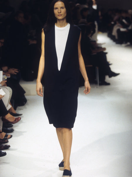 HERMÈS BY MARGIELA SS2000 VAREUSE LINEN DRESS