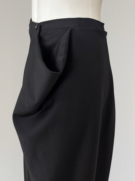 YOHJI YAMAMOTO AW1996 LONG WOOL SKIRT
