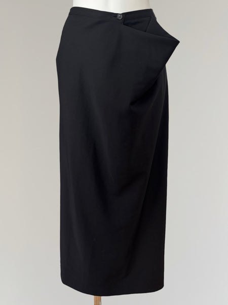 YOHJI YAMAMOTO AW1996 LONG WOOL SKIRT