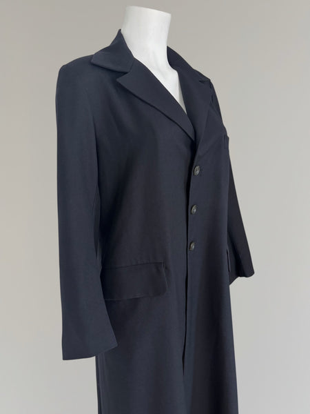 YOHJI YAMAMOTO AW1995 RUNWAY LONG WOOL COAT