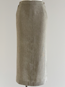 HERMÈS BY MARGIELA SS1999 LINEN MAXI SKIRT