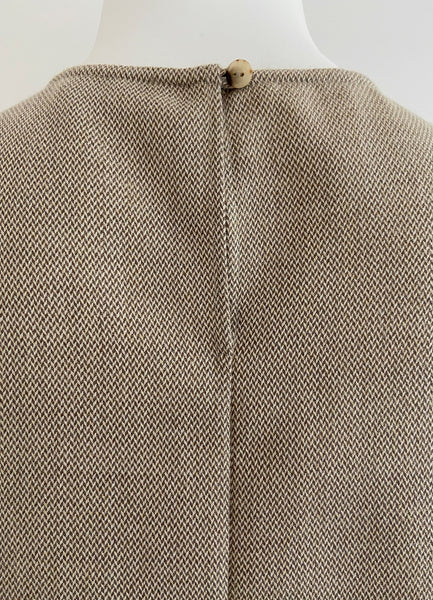 HERMÈS BY MARGIELA WOVEN CASHMERE AND COTTON BLEND TOP